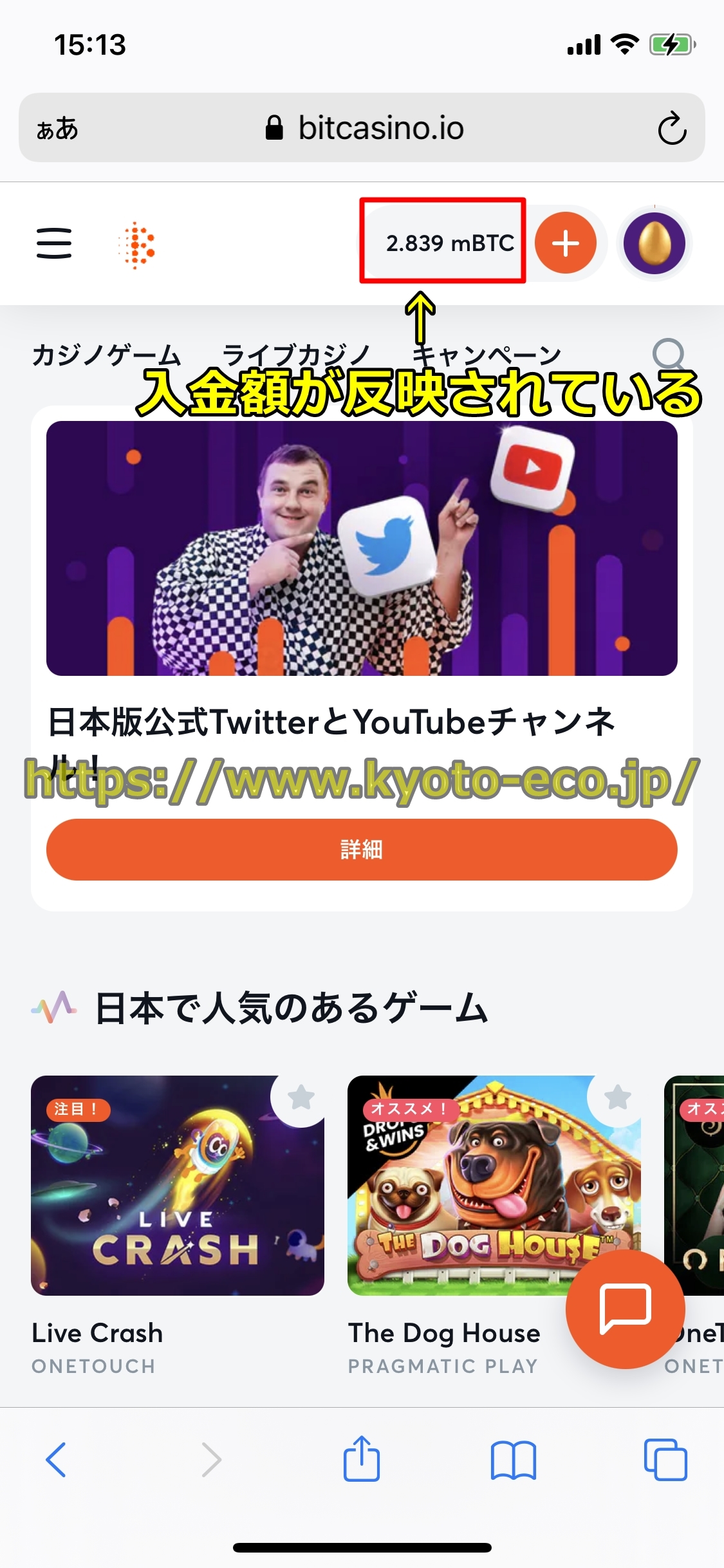 ビットカジノ